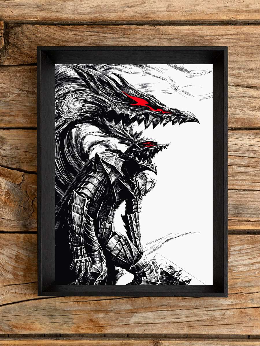 Berserk Rage Anime Poster Çerçevesiz Yüksek Kalite Anime Duvar Poster