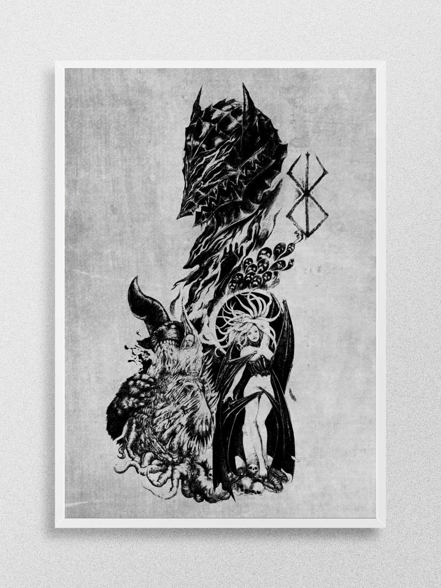 berserk sign of slave Anime Poster Çerçevesiz Yüksek Kalite Anime Duvar Poster