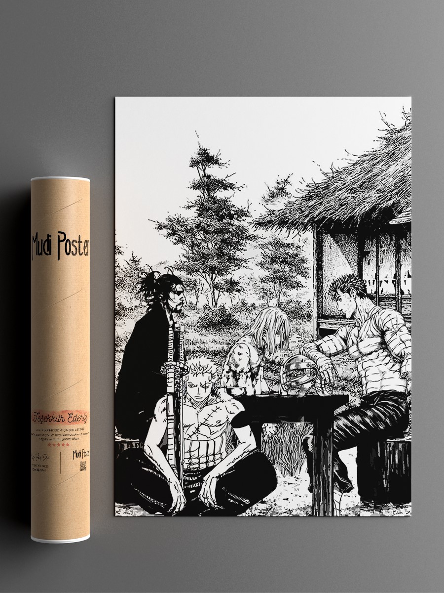 Berserk Vagabond Vinland Anime Poster Çerçevesiz Yüksek Kalite Anime Duvar Poster