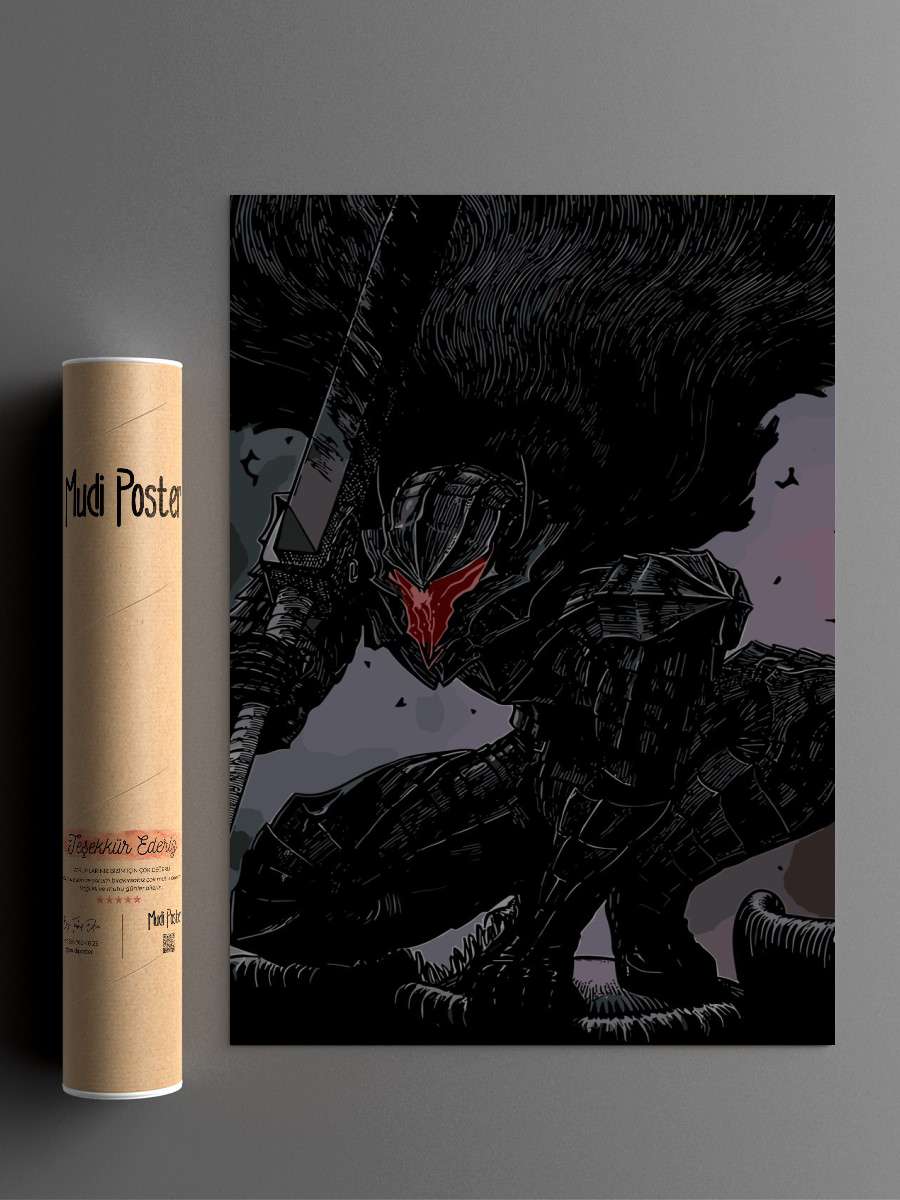 Beserk Anime Poster Çerçevesiz Yüksek Kalite Anime Duvar Poster