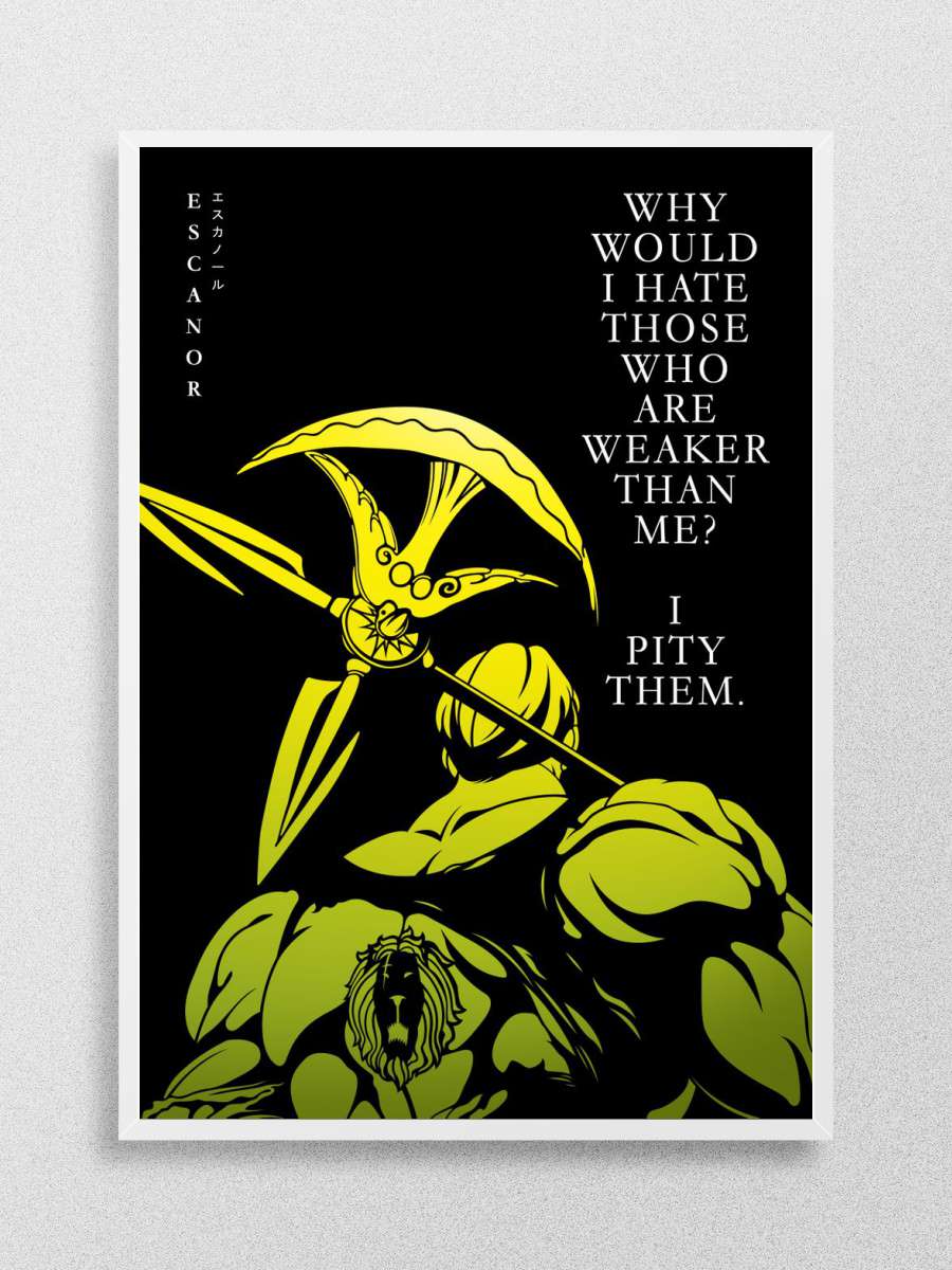 Best Anime Quotes Strong Anime Poster Çerçevesiz Yüksek Kalite Anime Duvar Poster