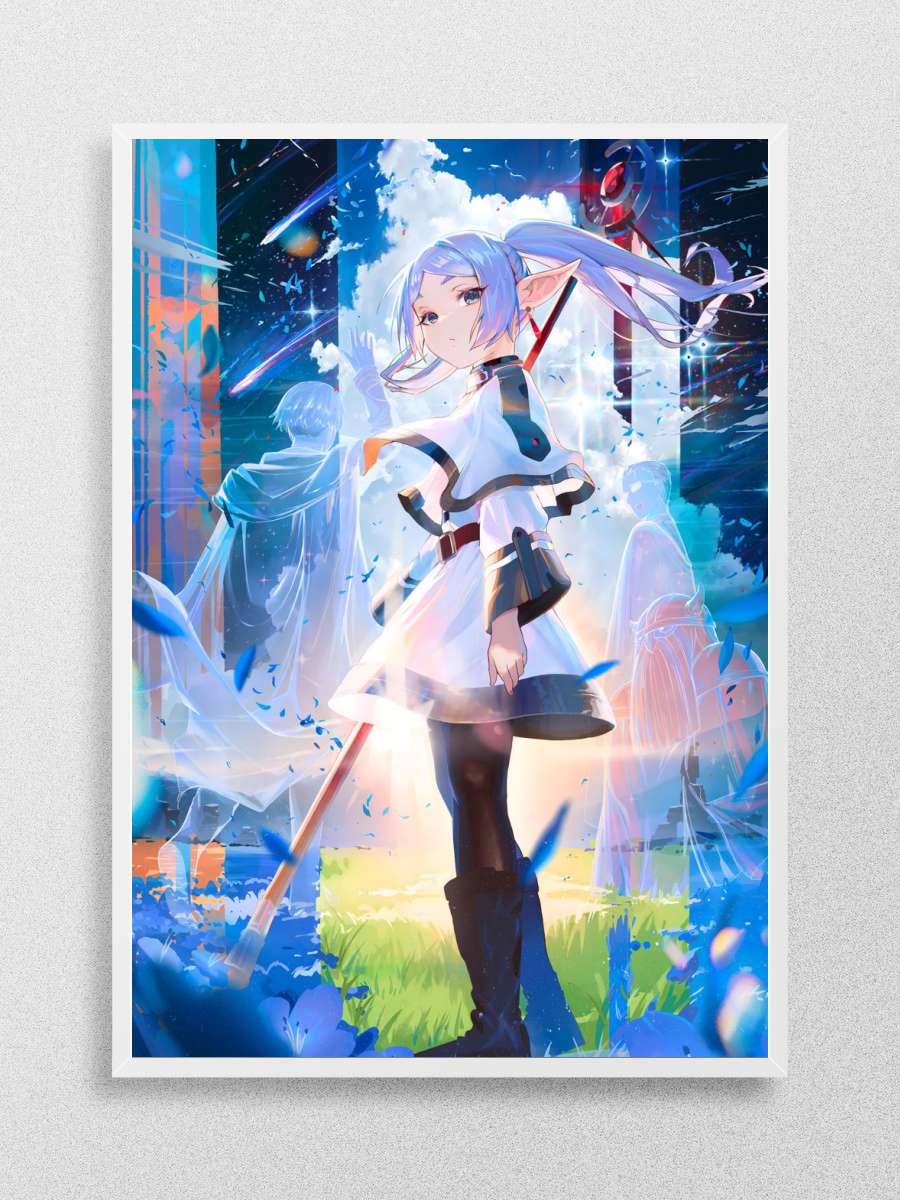Beyond Journey End Frieren Anime Poster Çerçevesiz Yüksek Kalite Anime Duvar Poster