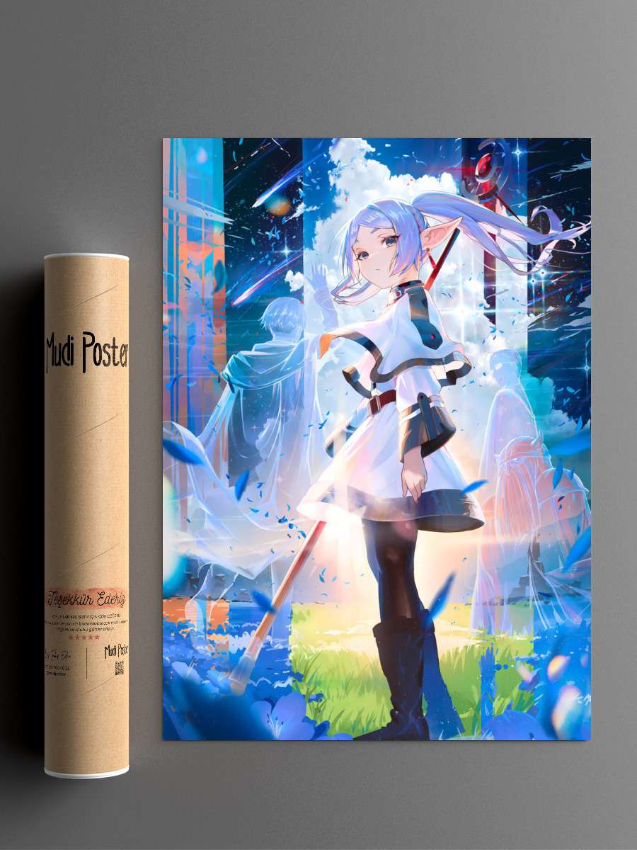 Beyond Journey End Frieren Anime Poster Çerçevesiz Yüksek Kalite Anime Duvar Poster