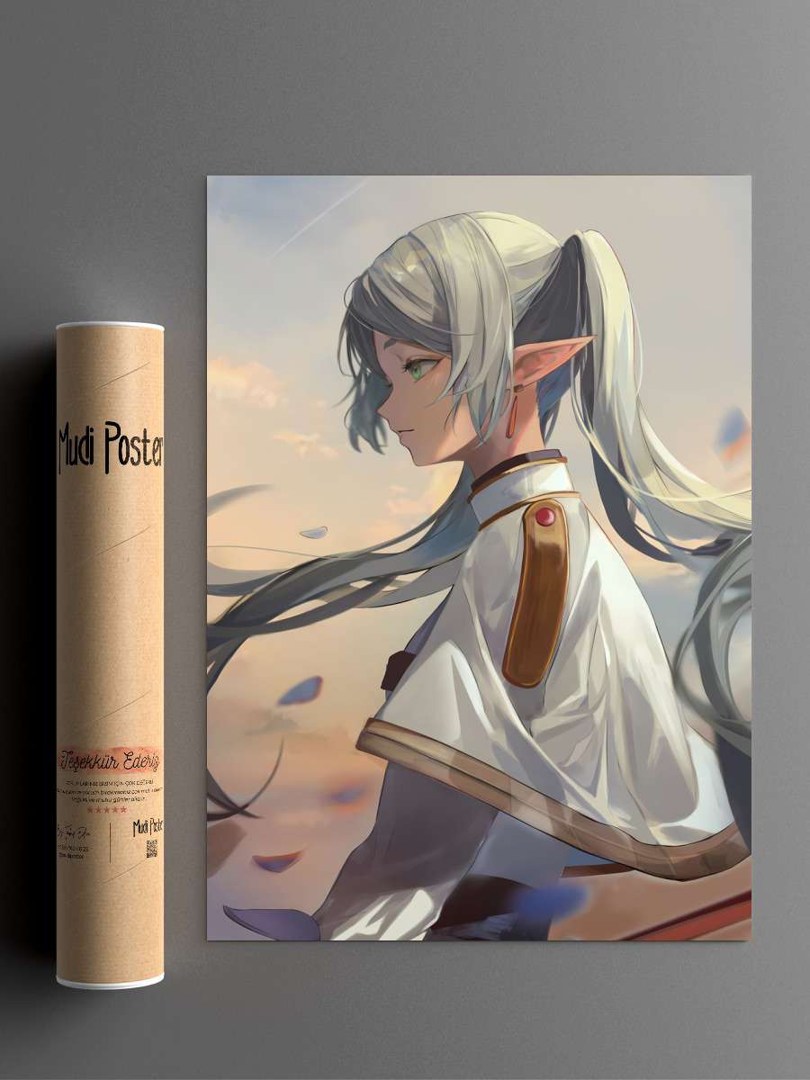 Beyond Journey End Frieren Anime Poster Çerçevesiz Yüksek Kalite Anime Duvar Poster