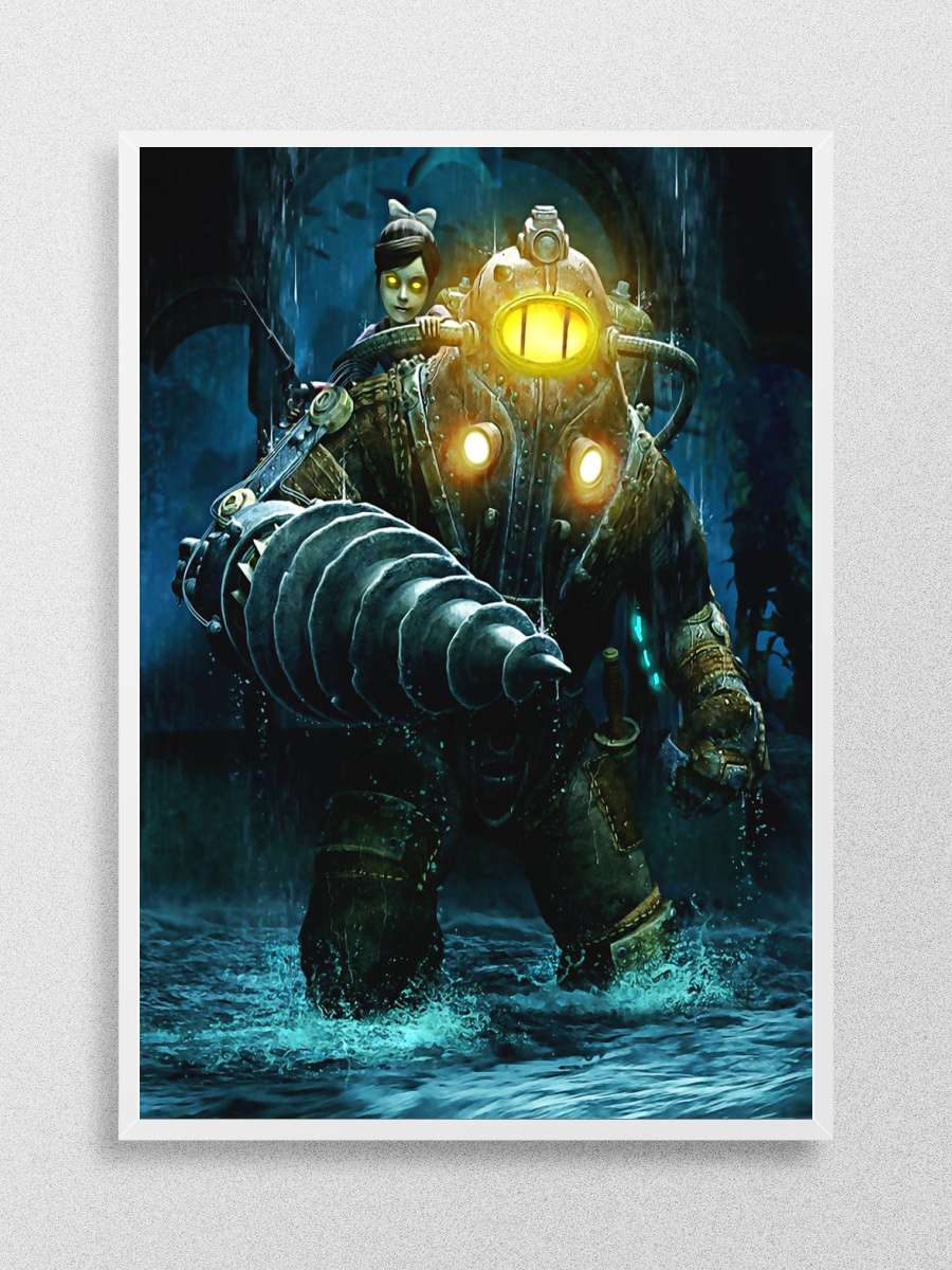 Bioshock Anime Poster Çerçevesiz Yüksek Kalite Anime Duvar Poster