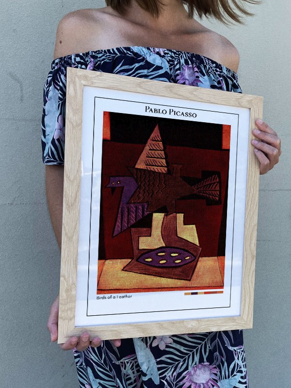 Pablo Picasso Birds of a Feather Poster