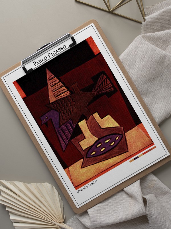 Pablo Picasso Birds of a Feather Poster