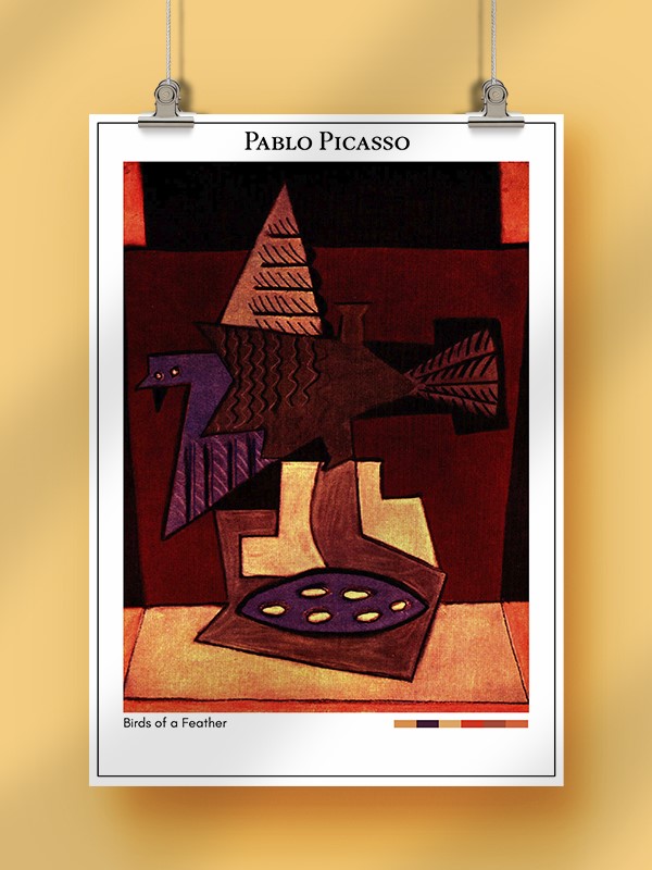 Pablo Picasso Birds of a Feather Poster