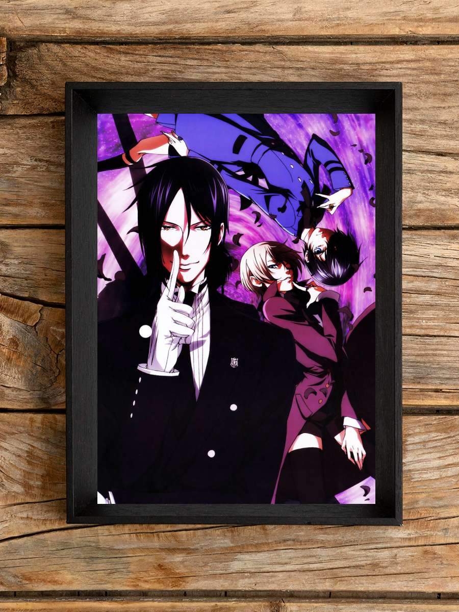 Black Butler Anime Poster Çerçevesiz Yüksek Kalite Anime Duvar Poster