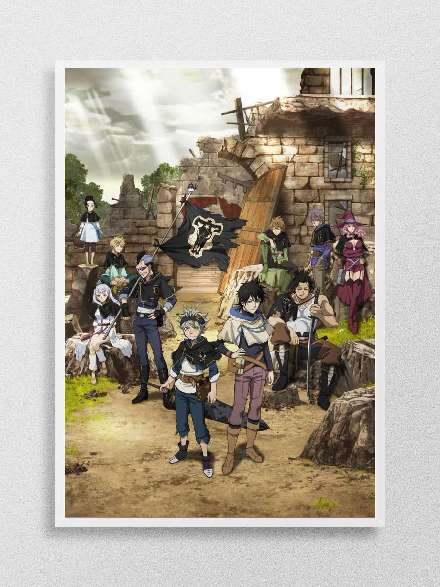 black clover Anime Poster Çerçevesiz Yüksek Kalite Anime Duvar Poster
