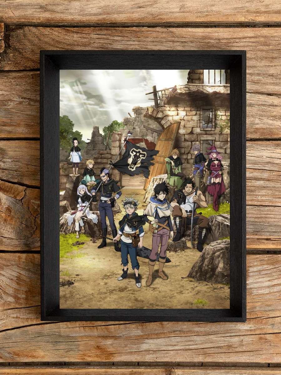 black clover Anime Poster Çerçevesiz Yüksek Kalite Anime Duvar Poster
