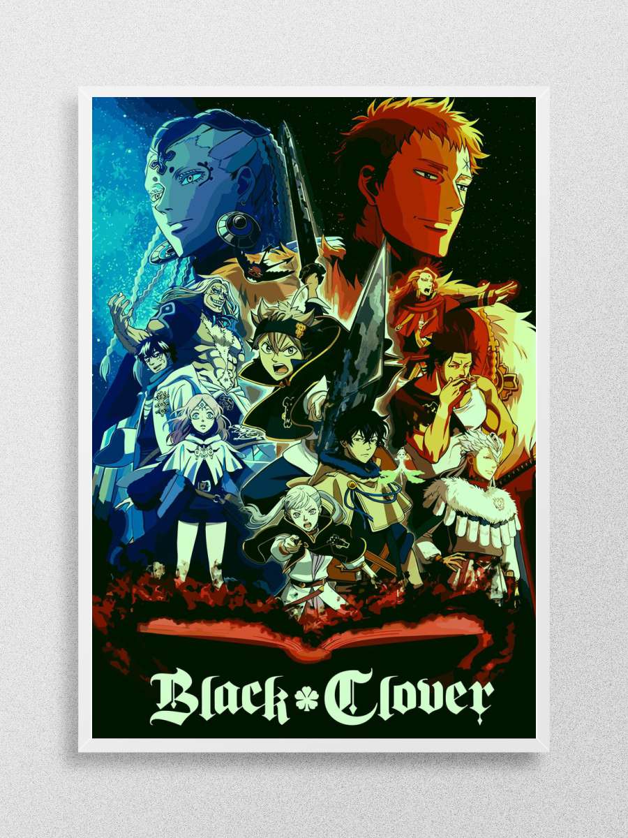 Black Clover Anime Poster Çerçevesiz Yüksek Kalite Anime Duvar Poster