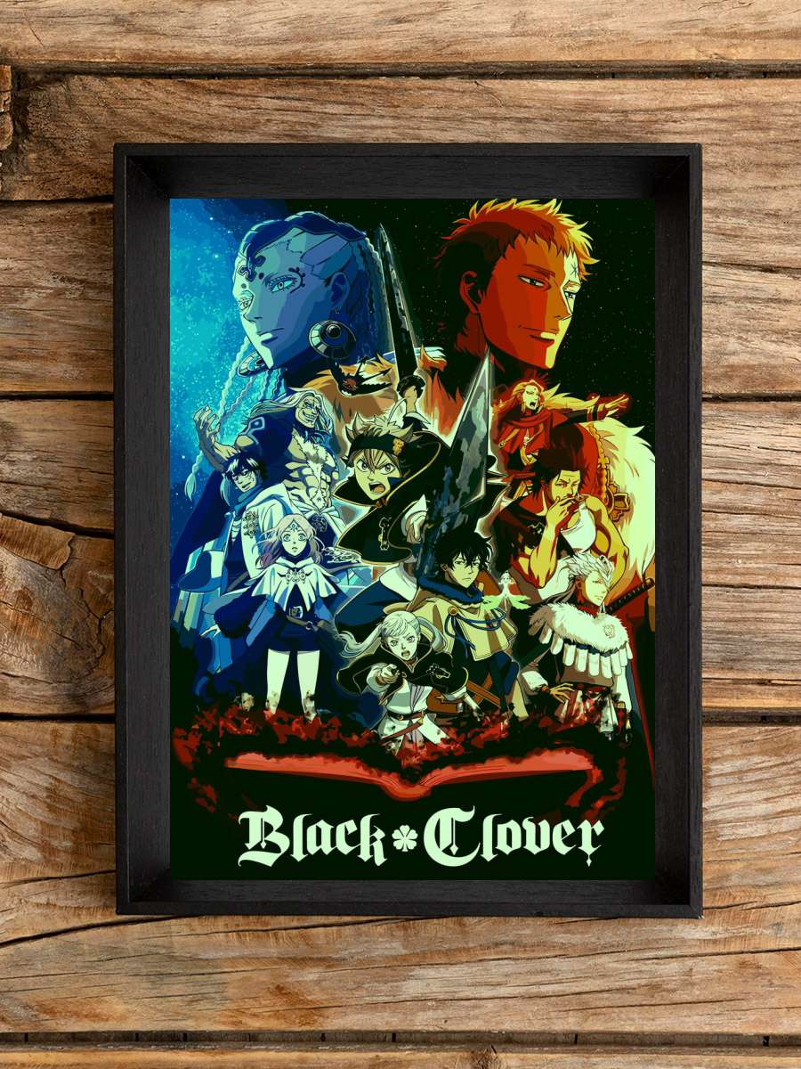 Black Clover Anime Poster Çerçevesiz Yüksek Kalite Anime Duvar Poster