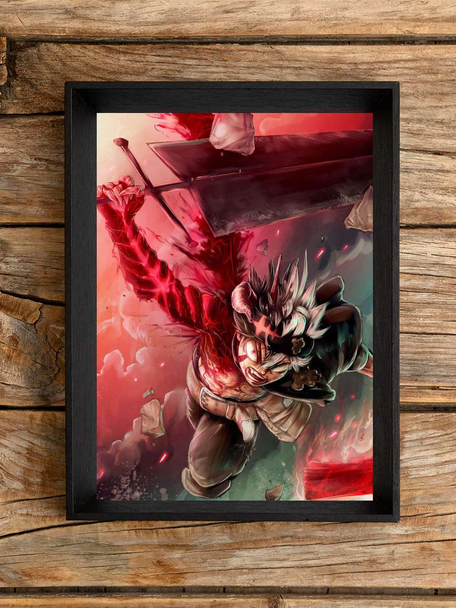 Black Clover Anime Poster Çerçevesiz Yüksek Kalite Anime Duvar Poster