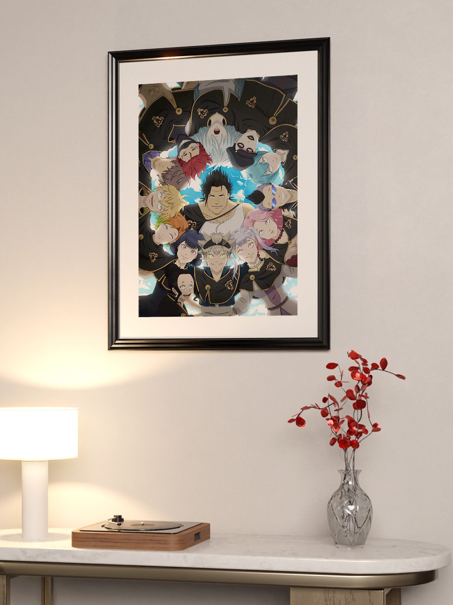 Black Clover Anime Poster Çerçevesiz Yüksek Kalite Anime Duvar Poster