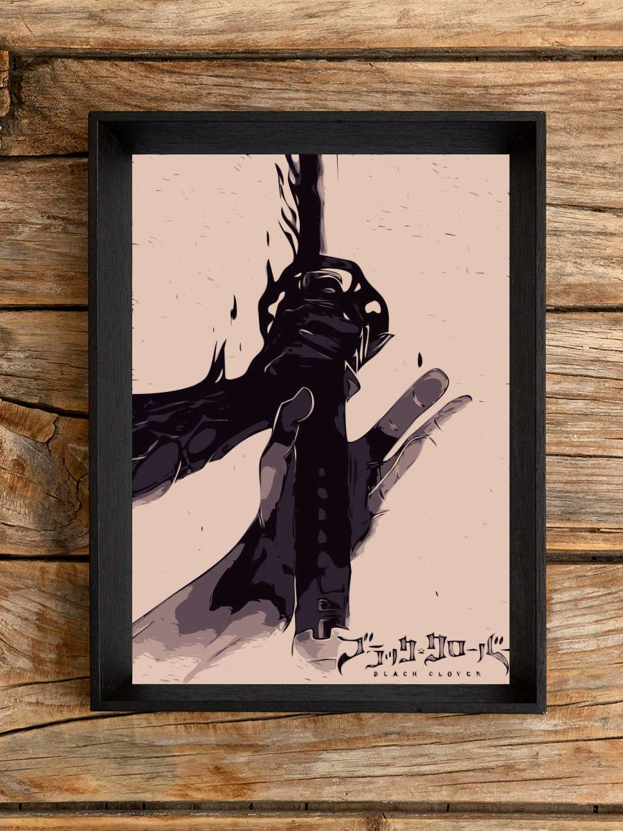 Black clover Anime Poster Çerçevesiz Yüksek Kalite Anime Duvar Poster