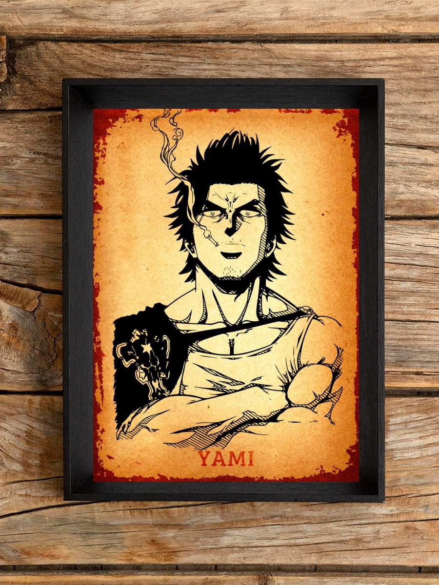 Black Clover Yami Anime Poster Çerçevesiz Yüksek Kalite Anime Duvar Poster