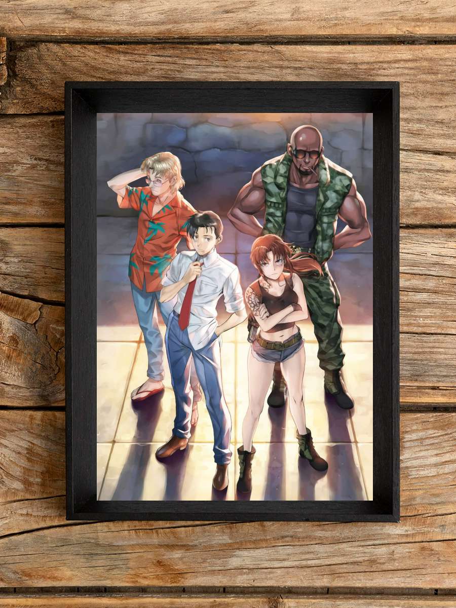 Black Lagoon Anime Poster Çerçevesiz Yüksek Kalite Anime Duvar Poster