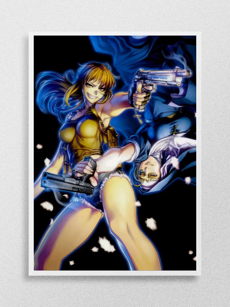 black lagoon Anime Poster Çerçevesiz Yüksek Kalite Anime Duvar Poster