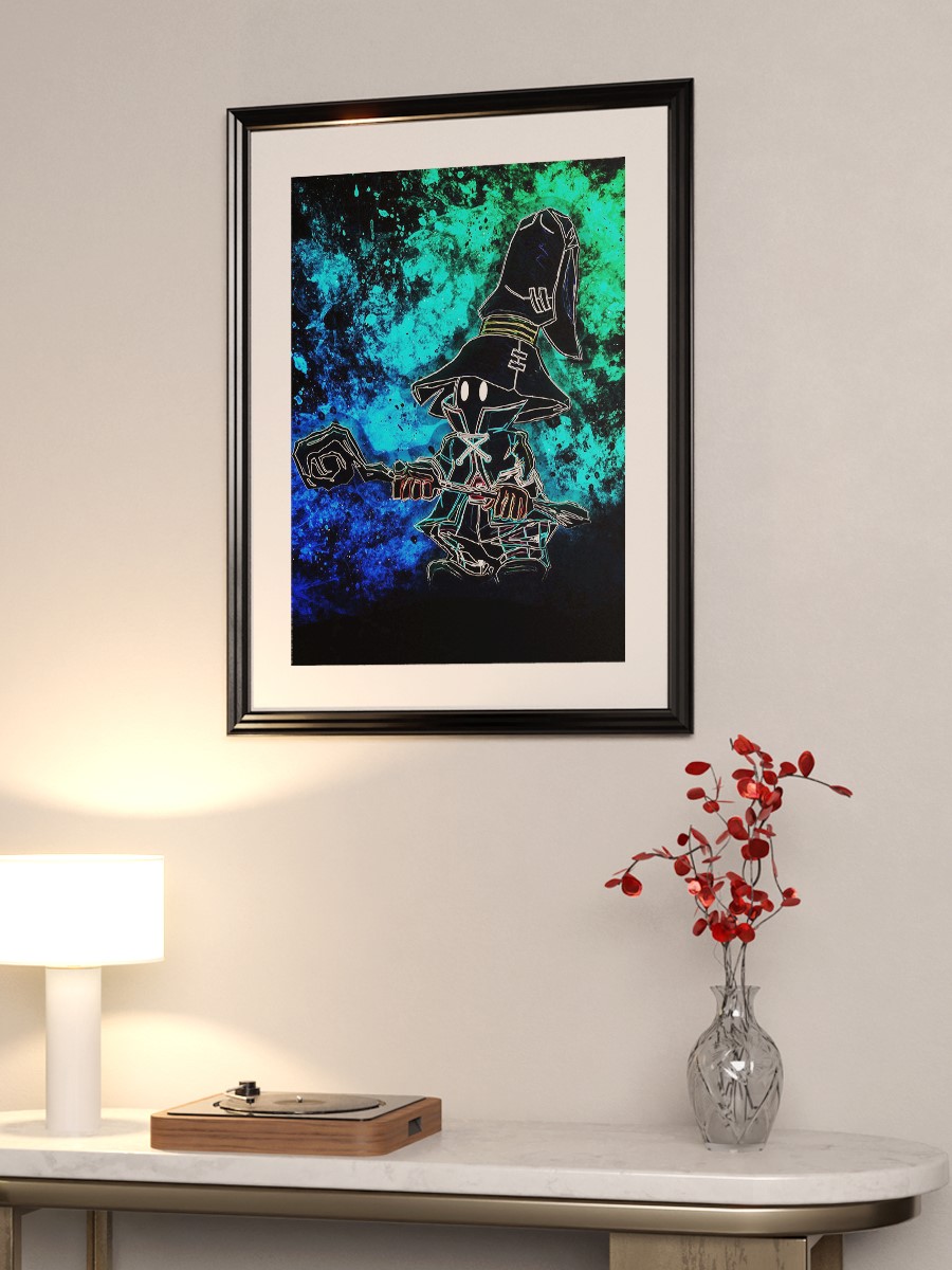 Black Mage Anime Poster Çerçevesiz Yüksek Kalite Anime Duvar Poster