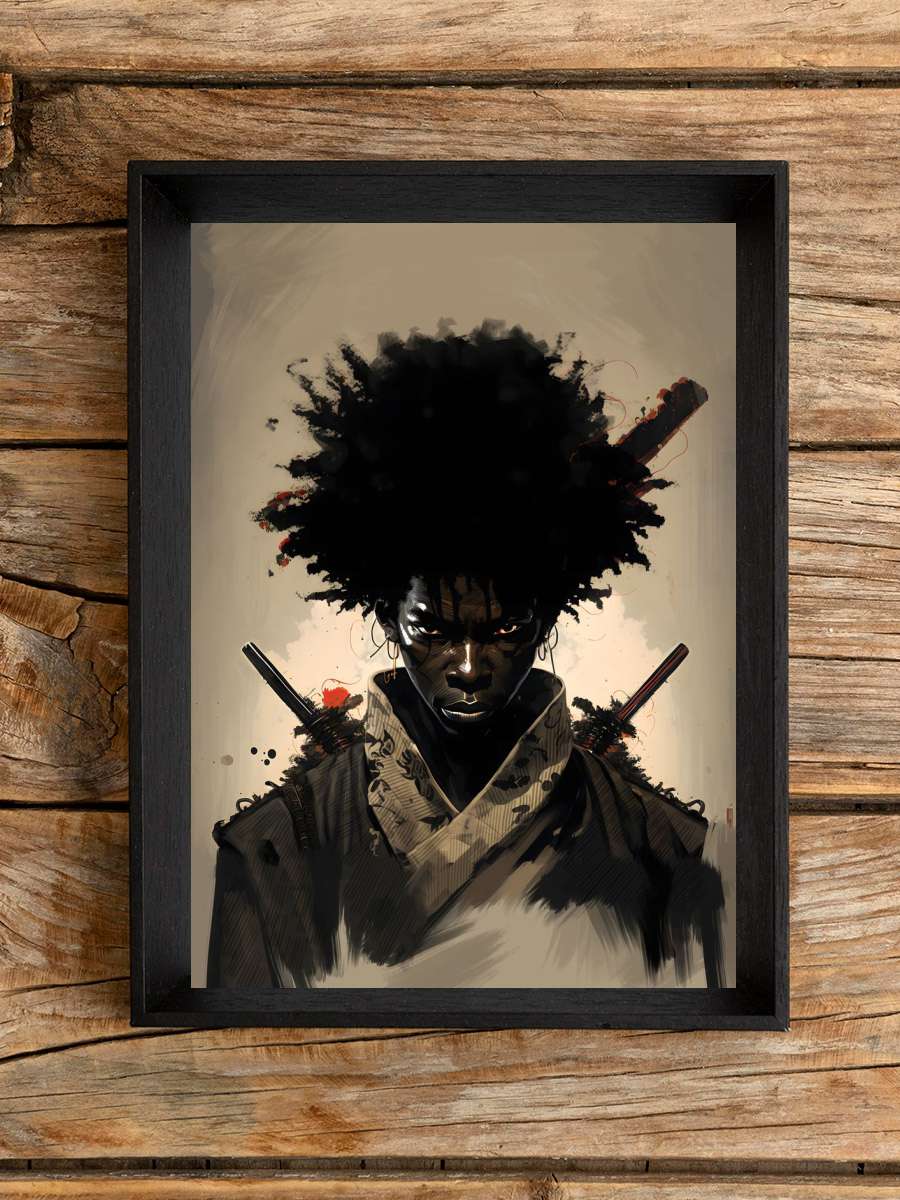 Black Samurai Anime Poster Çerçevesiz Yüksek Kalite Anime Duvar Poster