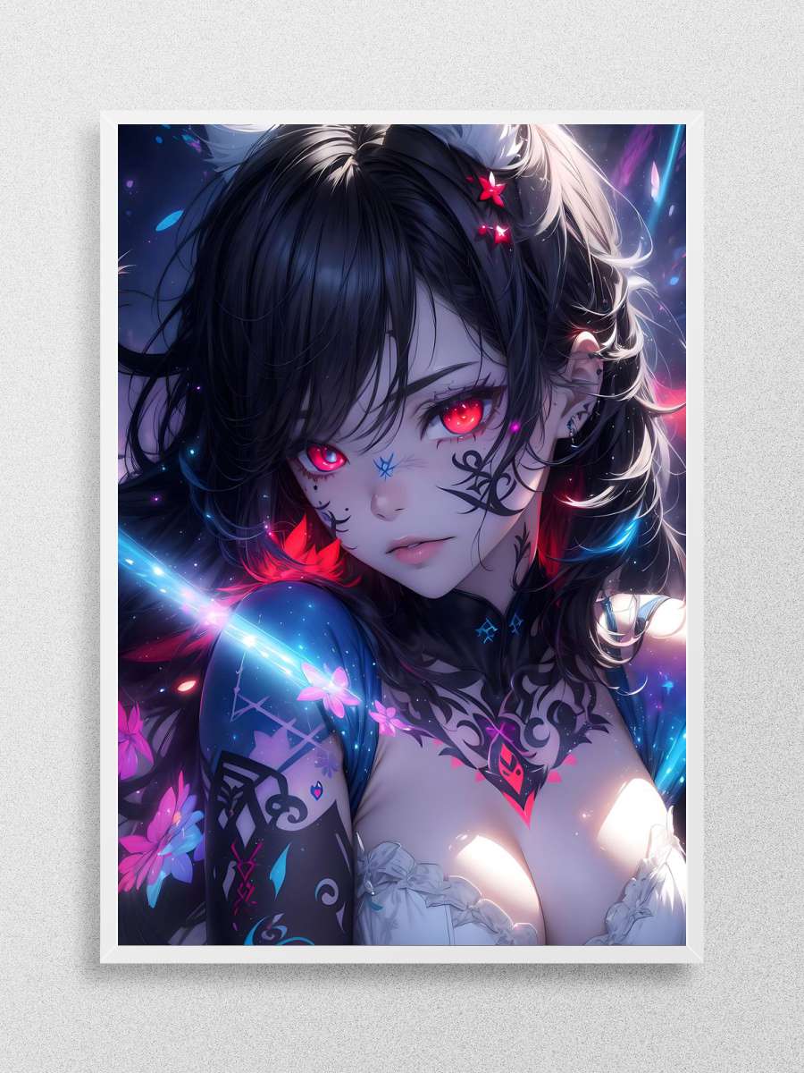 Black Sorcerer Anime Poster Çerçevesiz Yüksek Kalite Anime Duvar Poster
