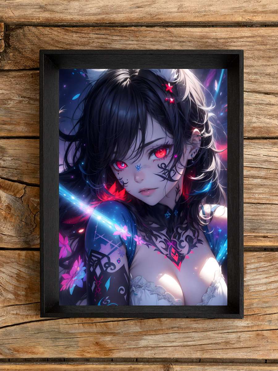 Black Sorcerer Anime Poster Çerçevesiz Yüksek Kalite Anime Duvar Poster