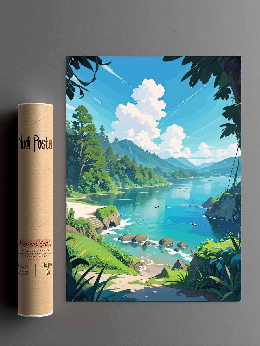 Bliss Anime Poster Çerçevesiz Yüksek Kalite Anime Duvar Poster