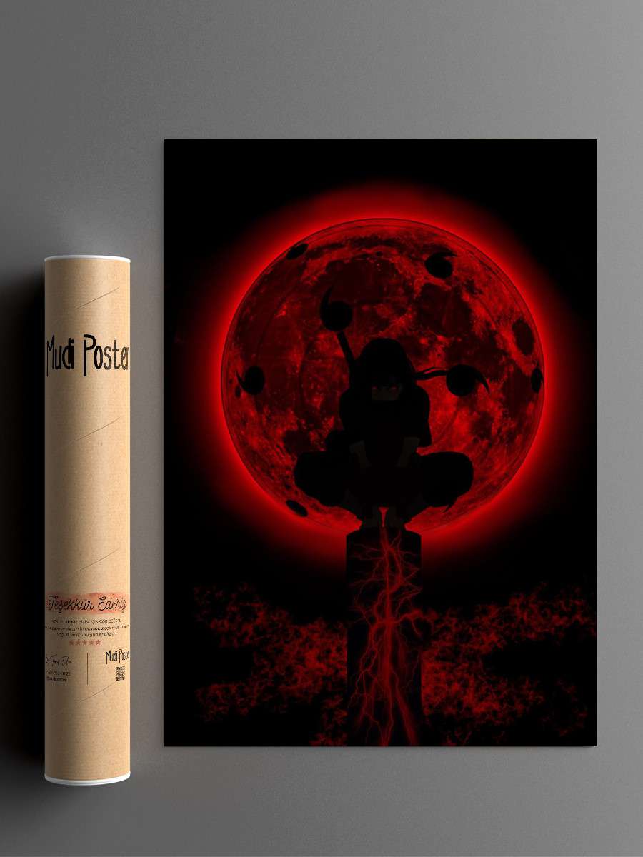 Blood moon Anime Poster Çerçevesiz Yüksek Kalite Anime Duvar Poster