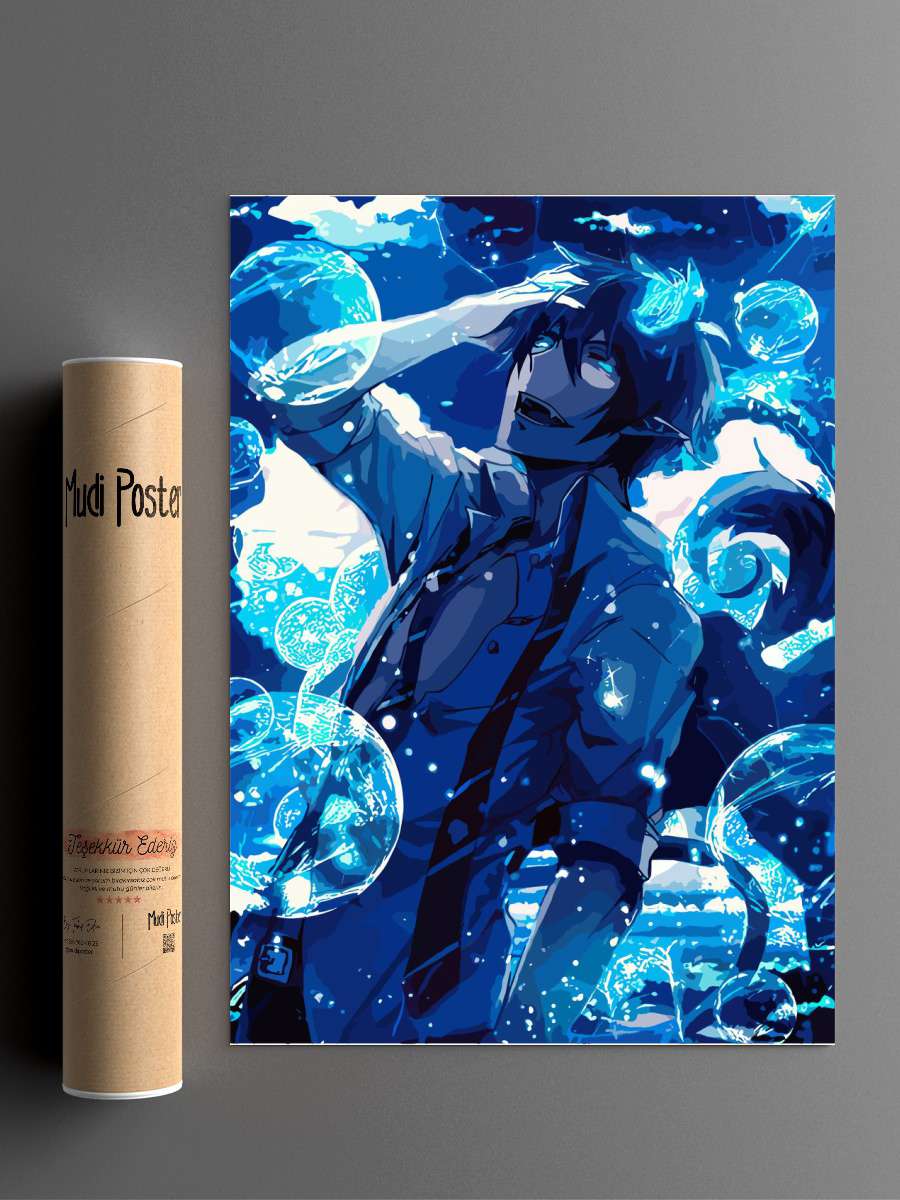 Blue Exorcist Anime Anime Poster Çerçevesiz Yüksek Kalite Anime Duvar Poster