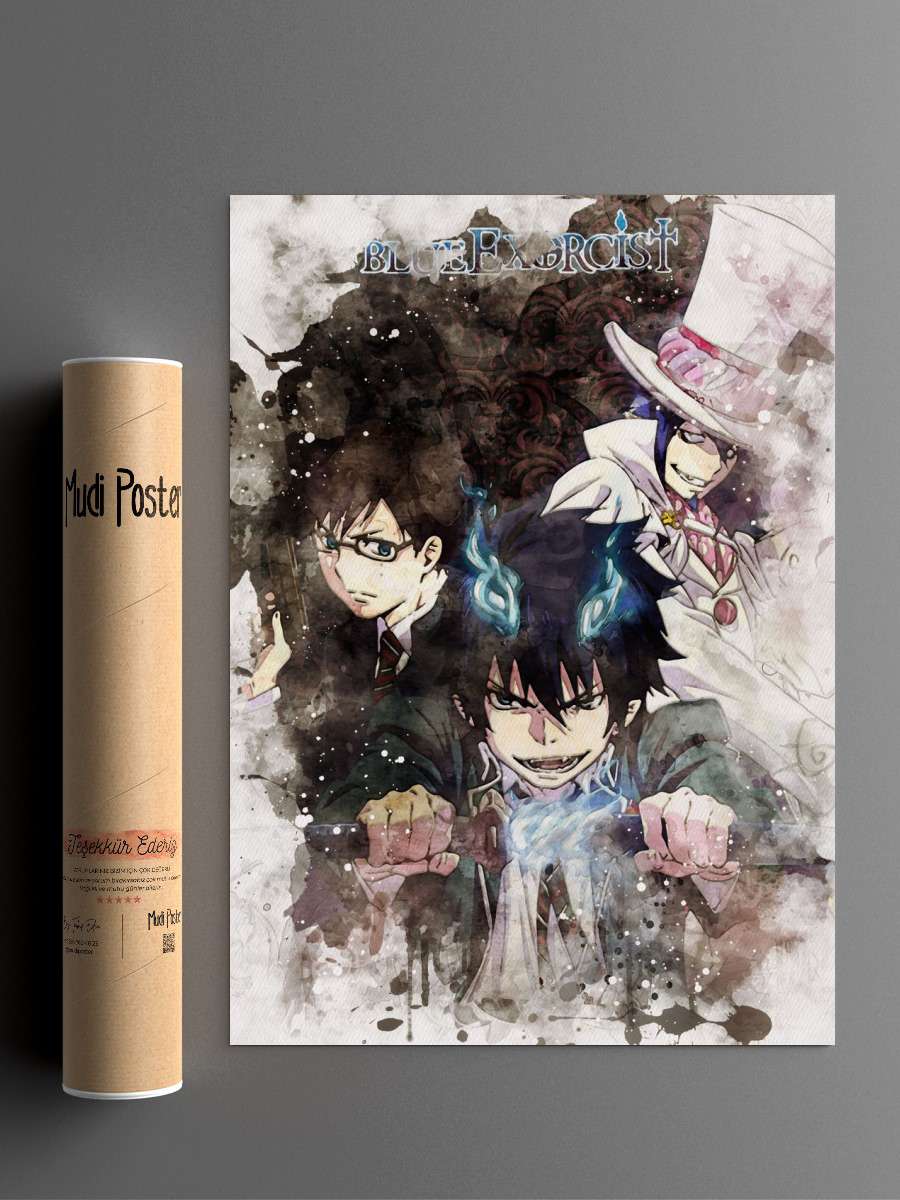 Blue exorcist Anime Poster Çerçevesiz Yüksek Kalite Anime Duvar Poster