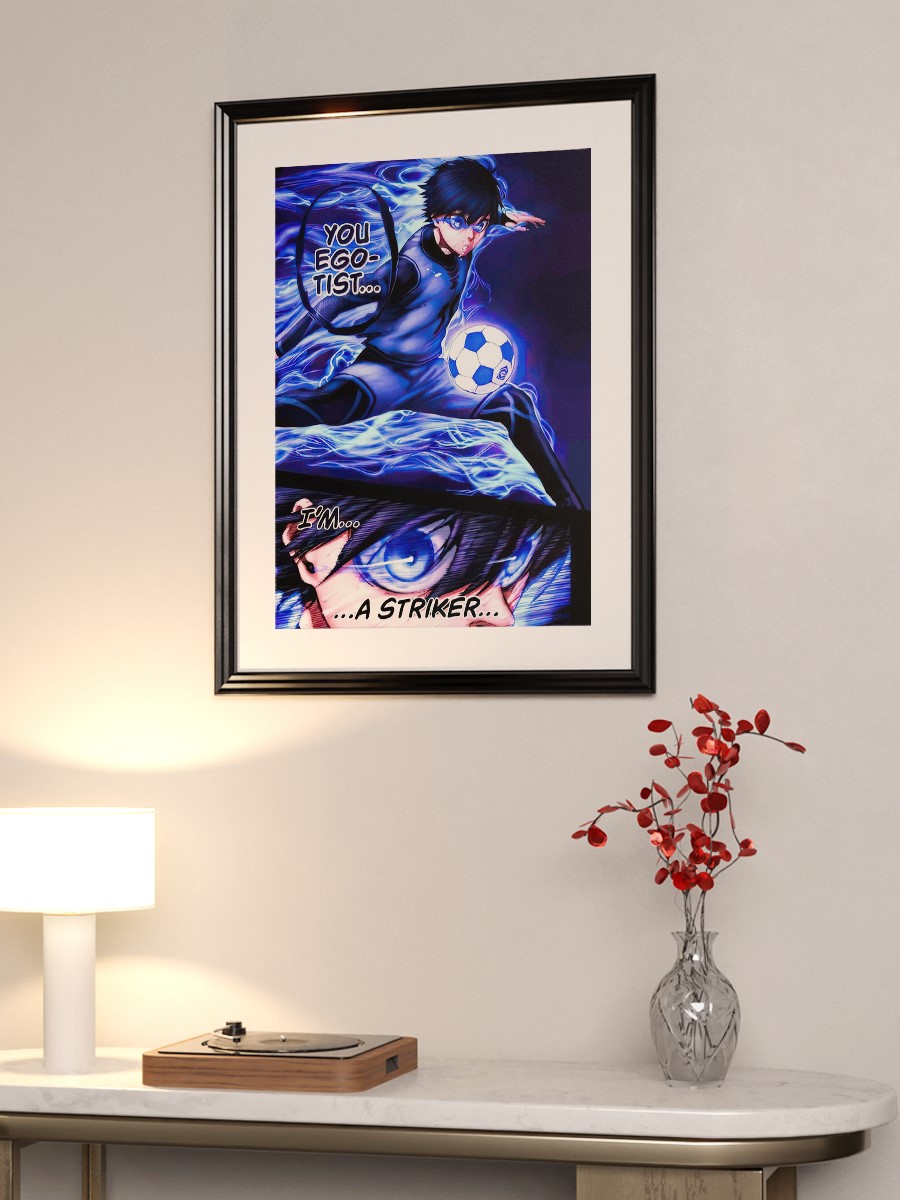 Blue Lock Anime Poster Çerçevesiz Yüksek Kalite Anime Duvar Poster