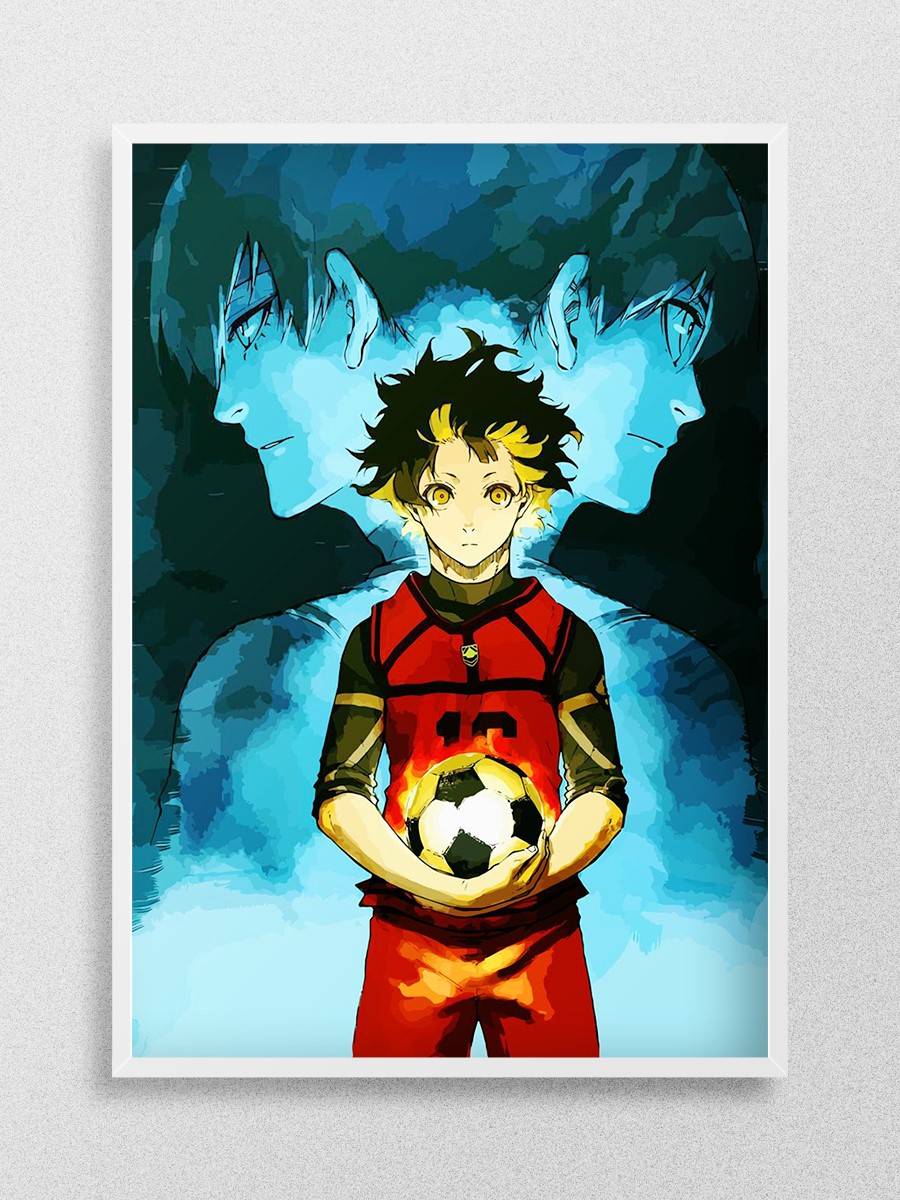Blue lock Anime Poster Çerçevesiz Yüksek Kalite Anime Duvar Poster