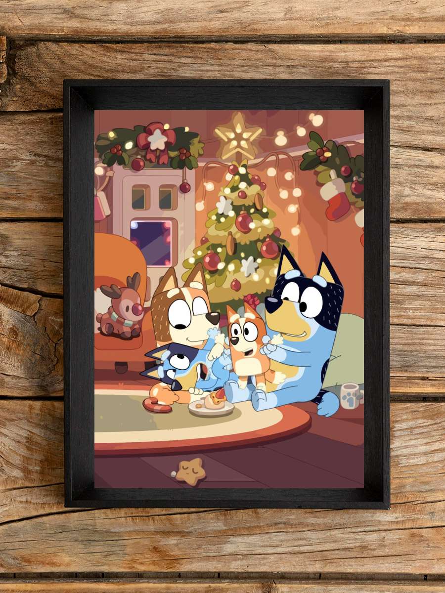 bluey Anime Poster Çerçevesiz Yüksek Kalite Anime Duvar Poster