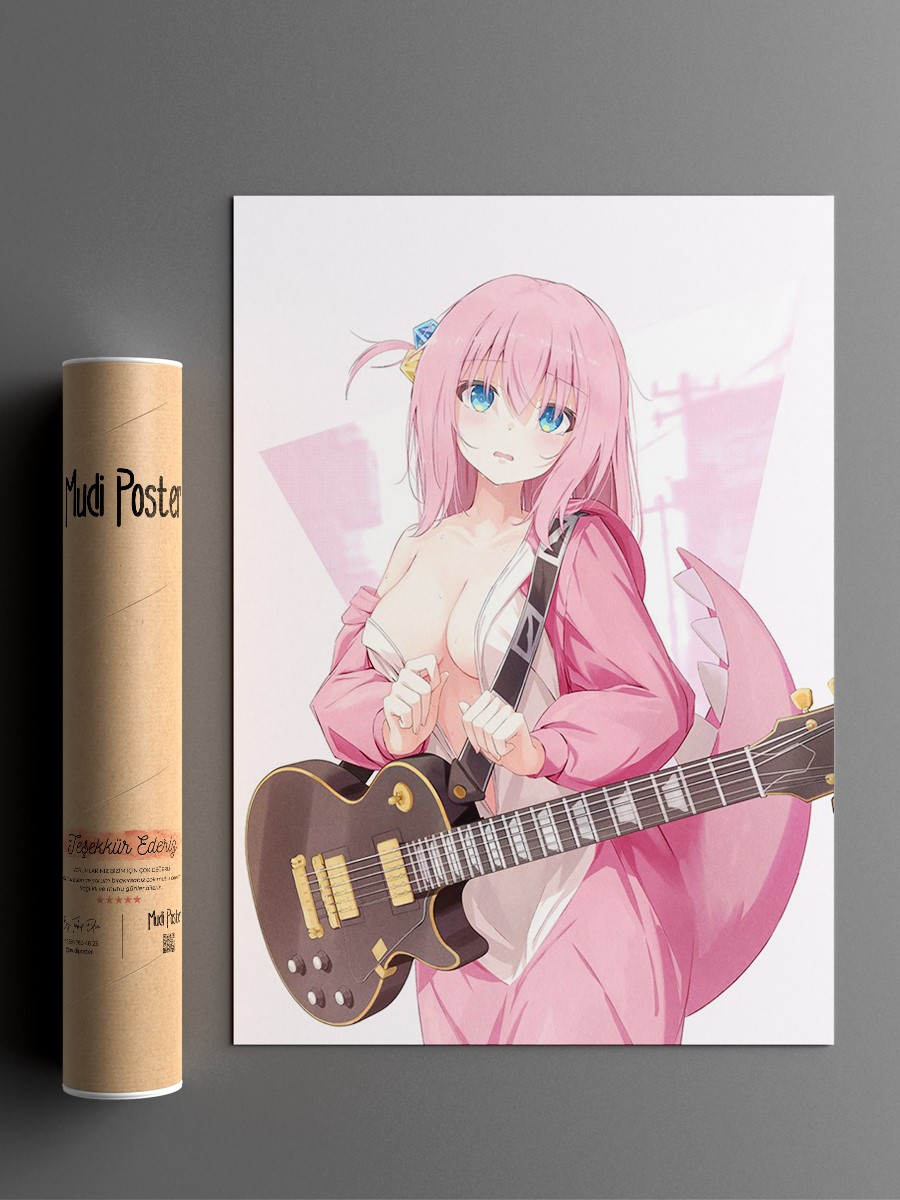 Bocchi The Rock Anime Poster Çerçevesiz Yüksek Kalite Anime Duvar Poster