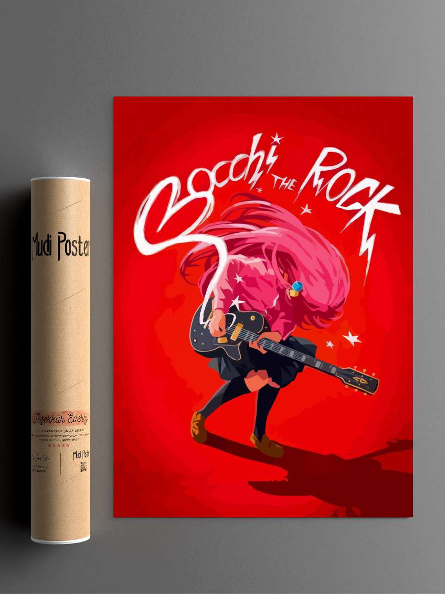 Bocchi the rock Anime Poster Çerçevesiz Yüksek Kalite Anime Duvar Poster