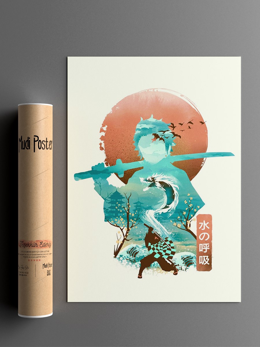 Breath of the Water Anime Poster Çerçevesiz Yüksek Kalite Anime Duvar Poster