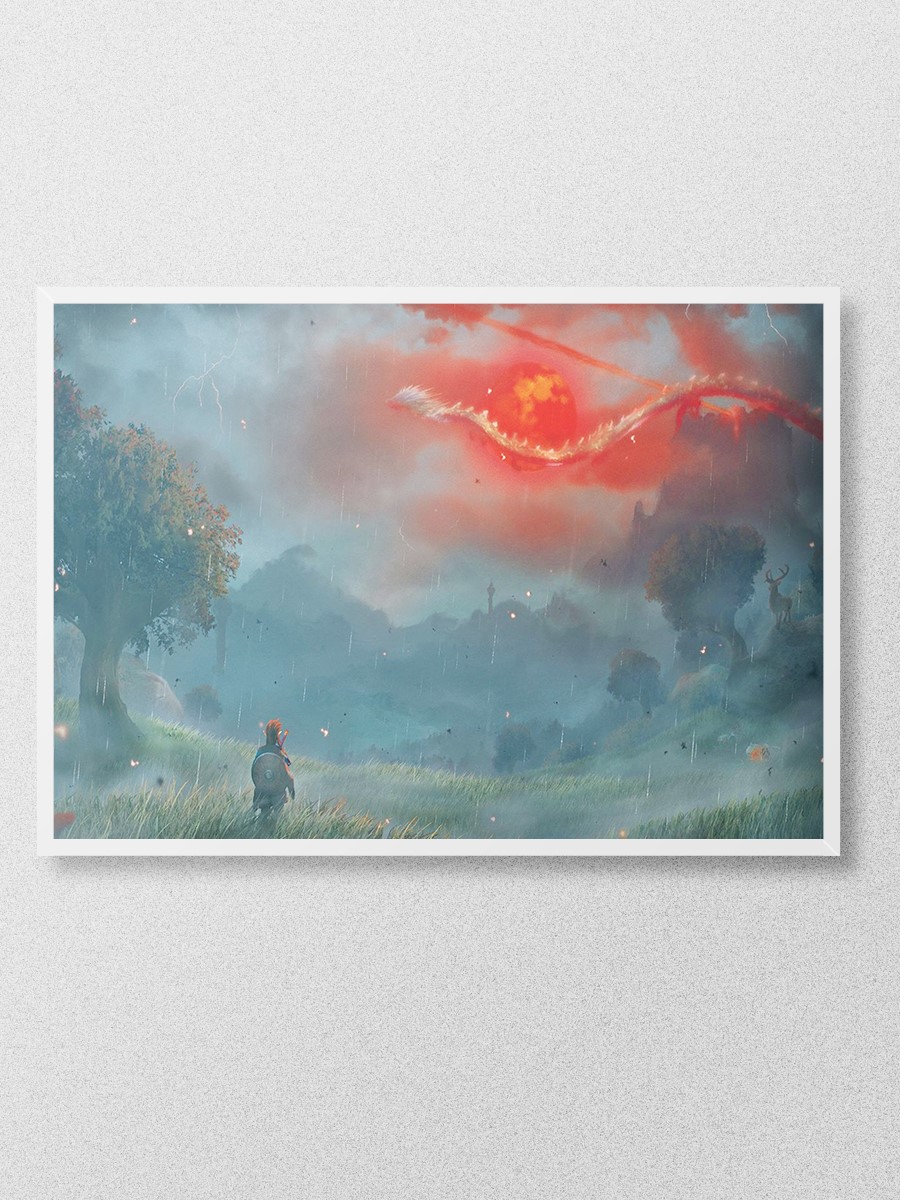 Breath of the Wild Anime Poster Çerçevesiz Yüksek Kalite Anime Duvar Poster