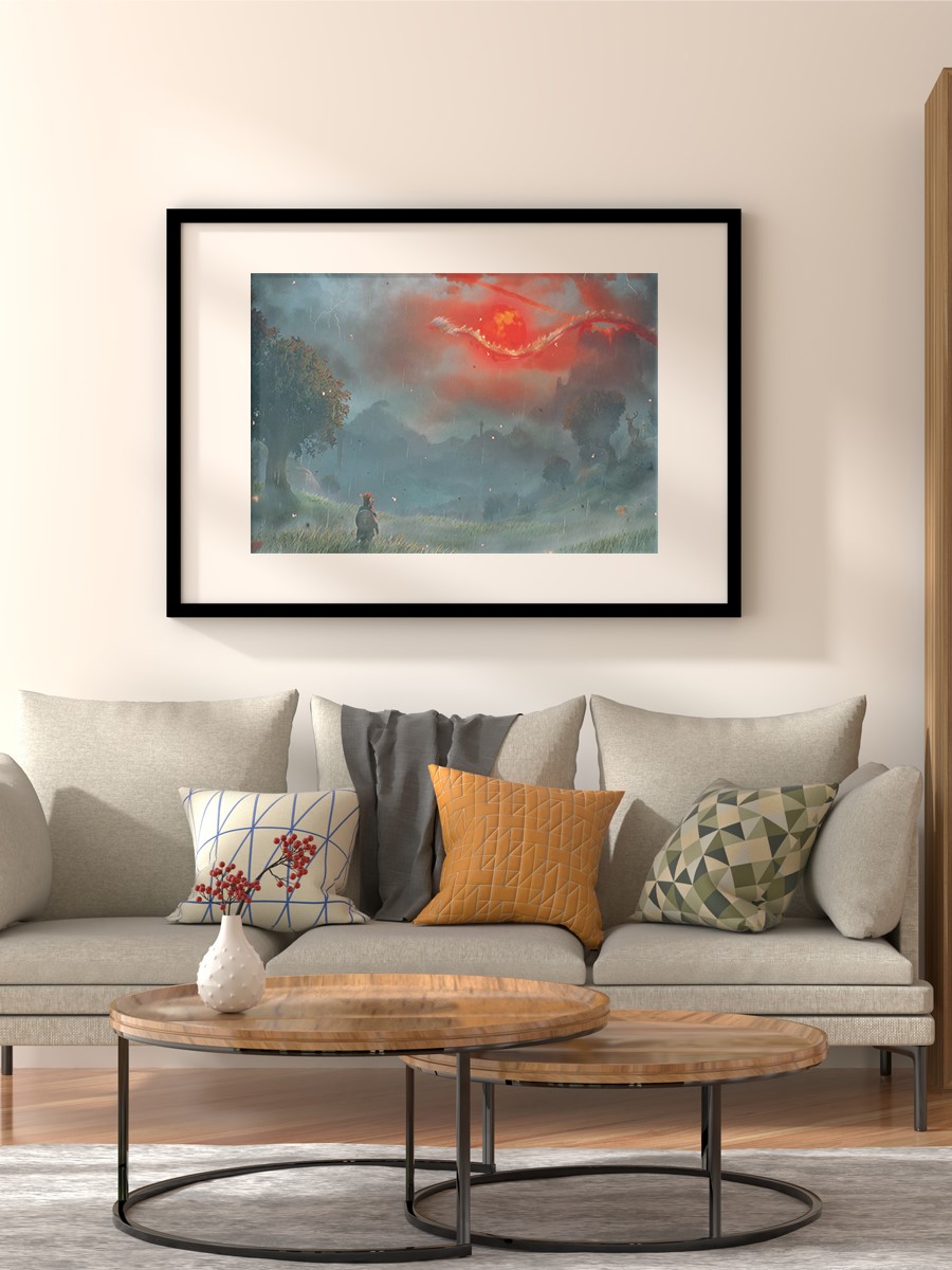 Breath of the Wild Anime Poster Çerçevesiz Yüksek Kalite Anime Duvar Poster