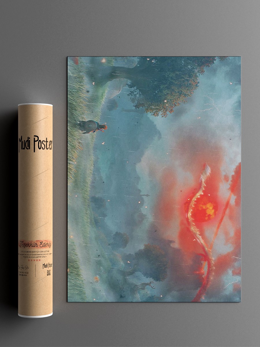 Breath of the Wild Anime Poster Çerçevesiz Yüksek Kalite Anime Duvar Poster