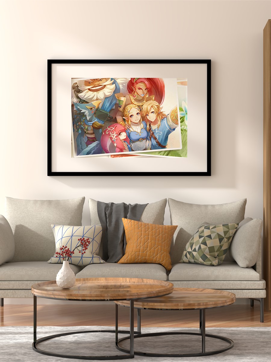 Breath of the Wild Anime Poster Çerçevesiz Yüksek Kalite Anime Duvar Poster