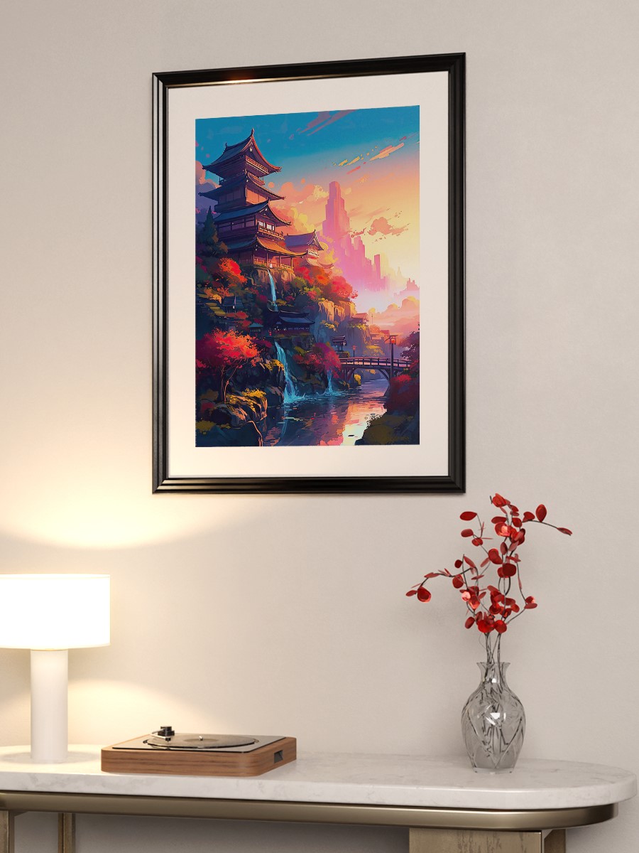 Breathtaking Japan 02 Anime Poster Çerçevesiz Yüksek Kalite Anime Duvar Poster
