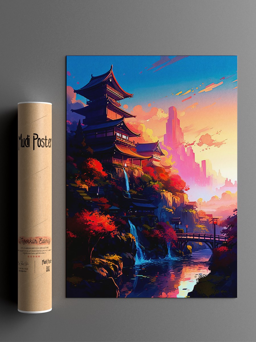Breathtaking Japan 02 Anime Poster Çerçevesiz Yüksek Kalite Anime Duvar Poster