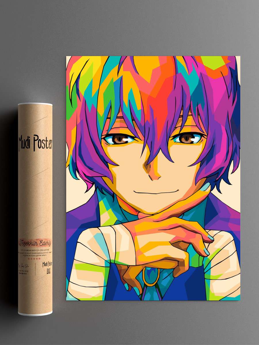 Bungo Stray Dogs Anime Poster Çerçevesiz Yüksek Kalite Anime Duvar Poster