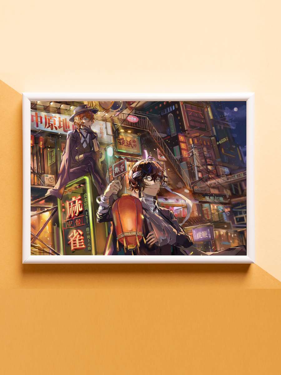 Bungou Stray Dogs Osamu Da Anime Poster Çerçevesiz Yüksek Kalite Anime Duvar Poster