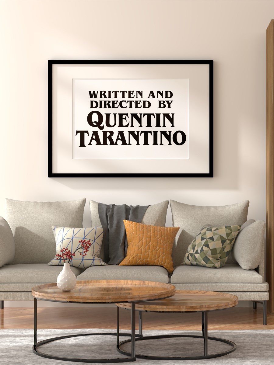 by Quentin Tarantino Poster, Çerçevesiz Tv Film Poster