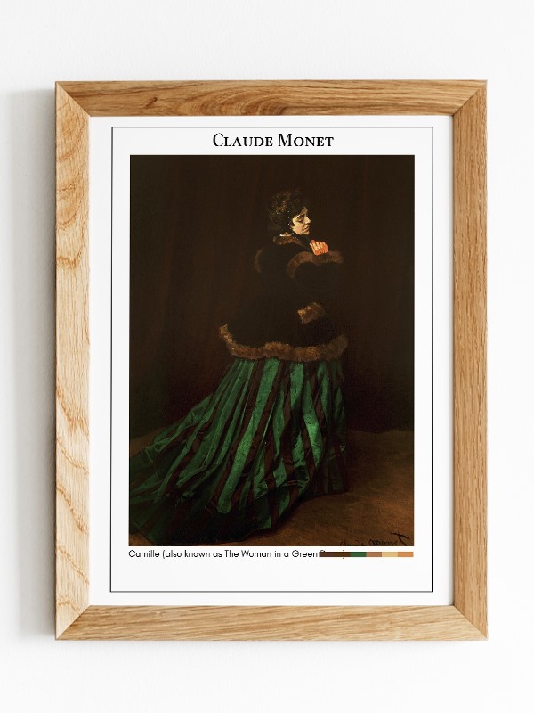 Claude Monet Camille (also known as The Woman in a Green Dress) Poster