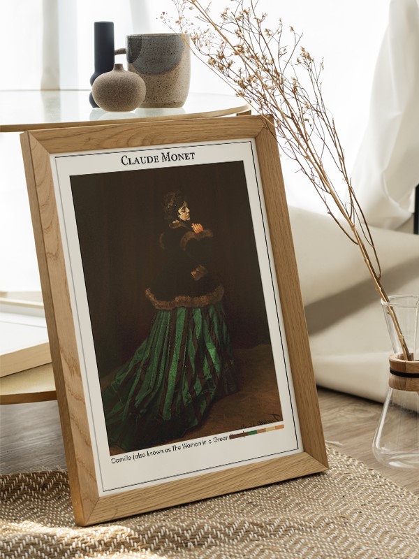 Claude Monet Camille (also known as The Woman in a Green Dress) Poster