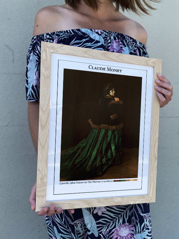 Claude Monet Camille (also known as The Woman in a Green Dress) Poster