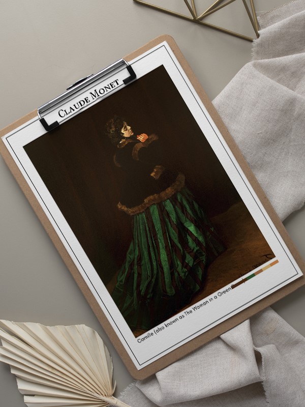 Claude Monet Camille (also known as The Woman in a Green Dress) Poster